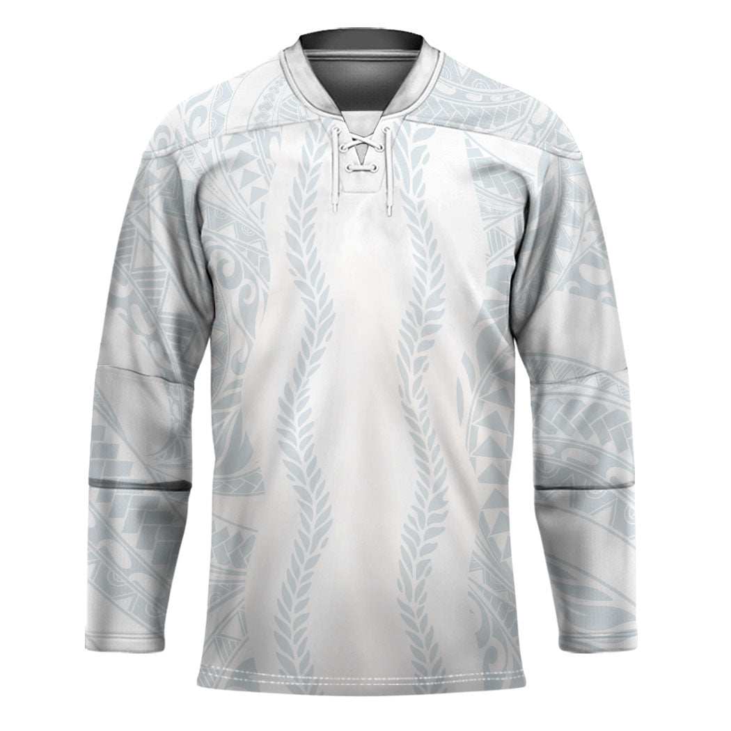 Samoa Lotu Tamaiti Hockey Jersey Teuila With Tribal Motifs