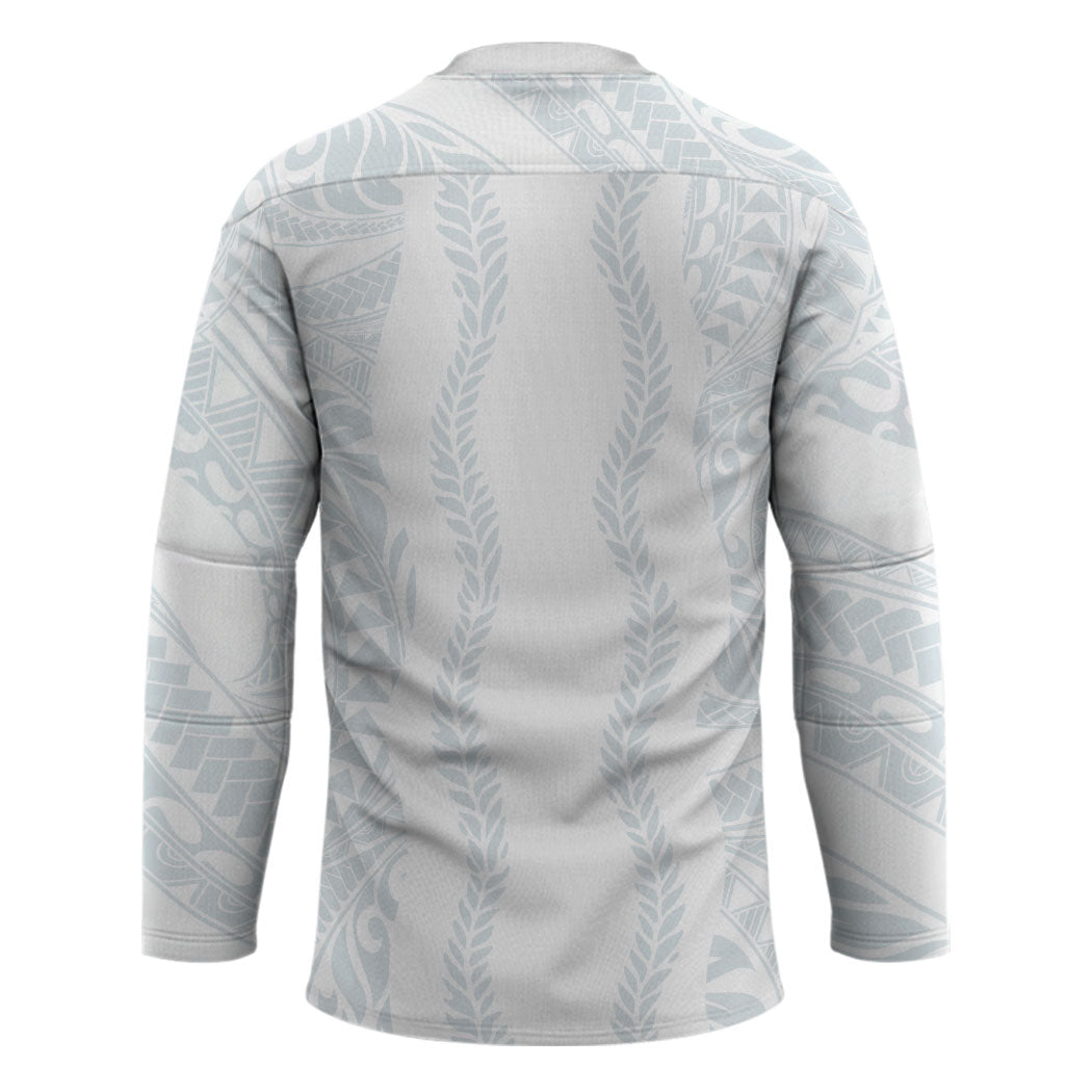 Samoa Lotu Tamaiti Hockey Jersey Teuila With Tribal Motifs