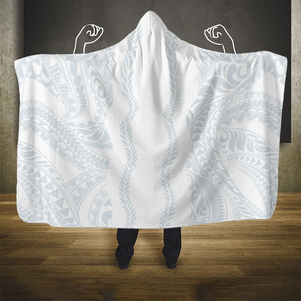 Samoa Lotu Tamaiti Hooded Blanket Teuila With Tribal Motifs