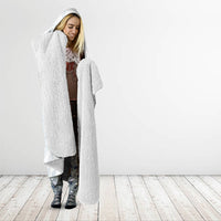 Samoa Lotu Tamaiti Hooded Blanket Teuila With Tribal Motifs