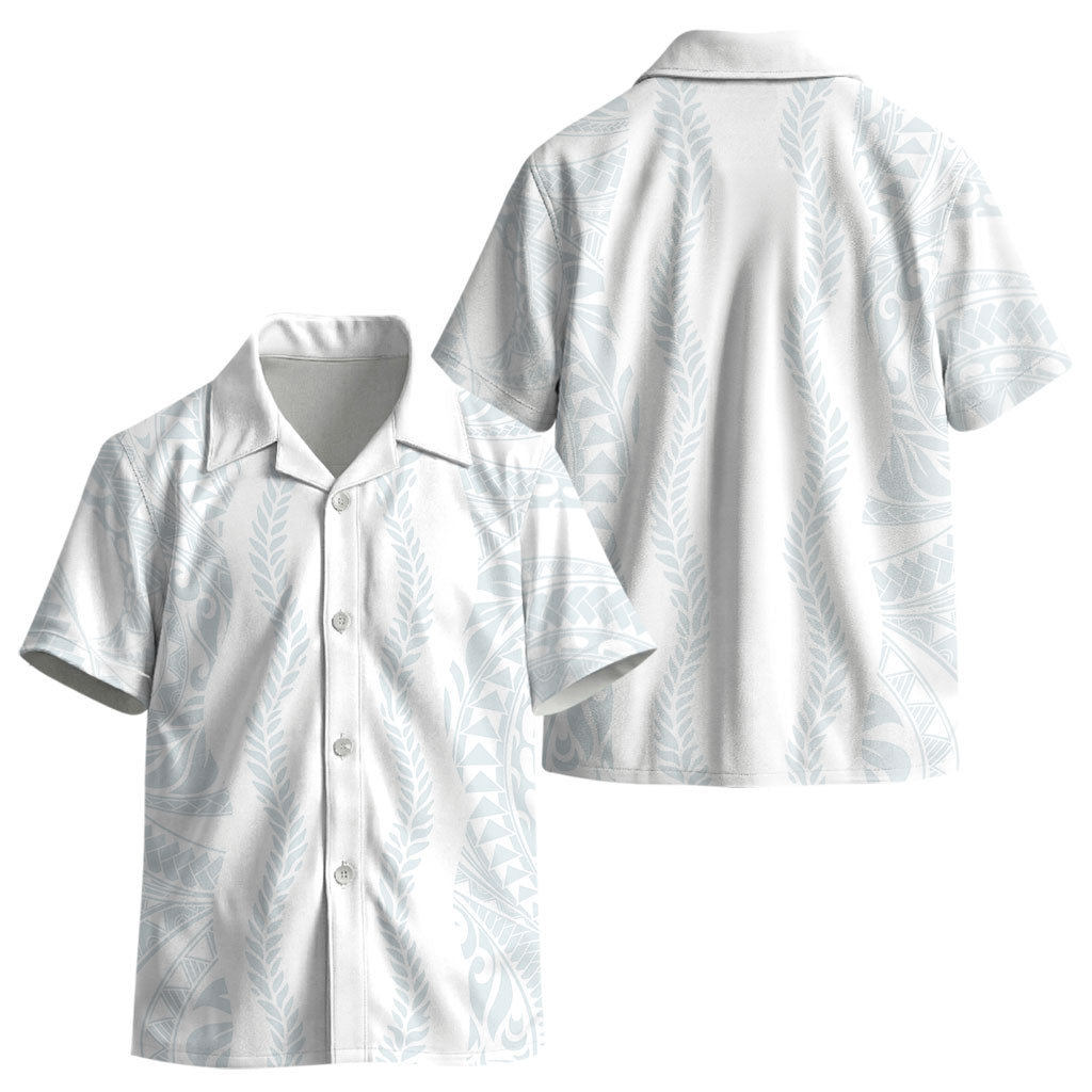 Samoa Lotu Tamaiti Kid Hawaiian Shirt Teuila With Tribal Motifs