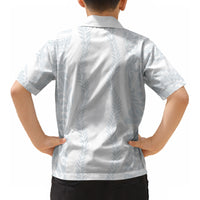 Samoa Lotu Tamaiti Kid Hawaiian Shirt Teuila With Tribal Motifs