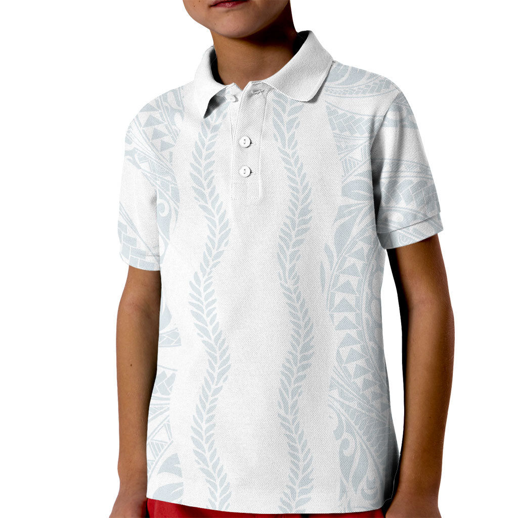 Samoa Lotu Tamaiti Kid Polo Shirt Teuila With Tribal Motifs