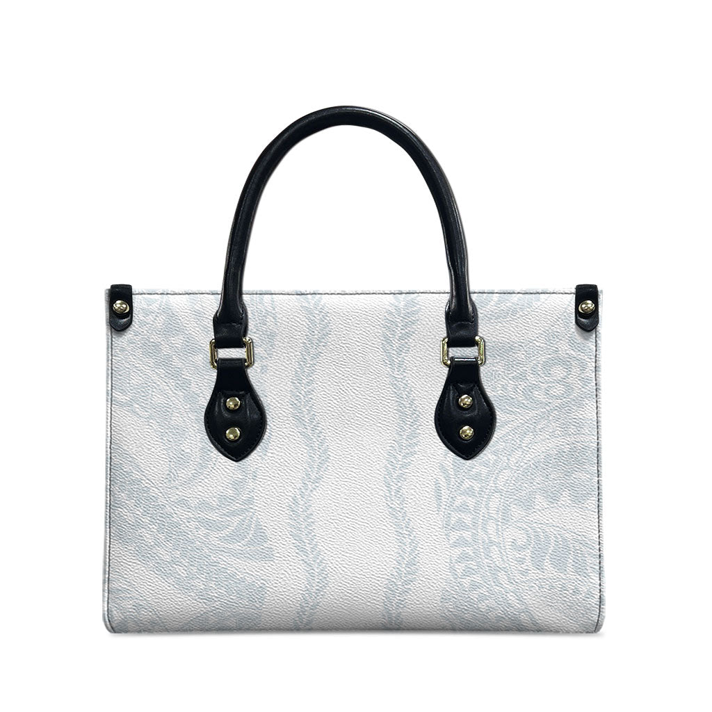 Samoa Lotu Tamaiti Leather Bag Teuila With Tribal Motifs