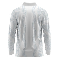 Samoa Lotu Tamaiti Long Sleeve Polo Shirt Teuila With Tribal Motifs