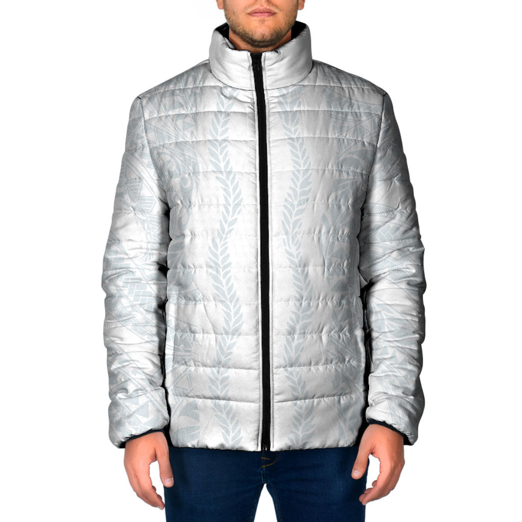 Samoa Lotu Tamaiti Padded Jacket Teuila With Tribal Motifs