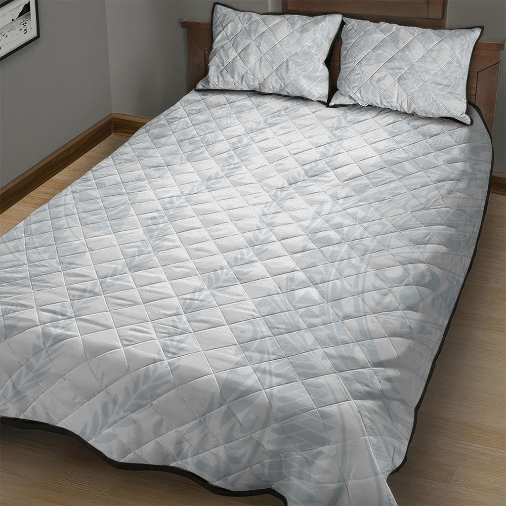 Samoa Lotu Tamaiti Quilt Bed Set Teuila With Tribal Motifs
