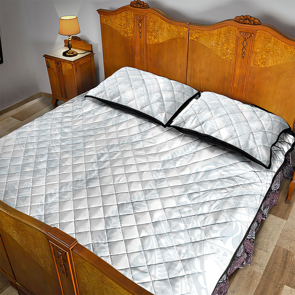 Samoa Lotu Tamaiti Quilt Bed Set Teuila With Tribal Motifs