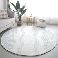 Samoa Lotu Tamaiti Round Carpet Teuila With Tribal Motifs