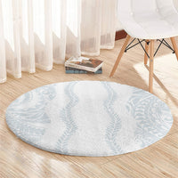 Samoa Lotu Tamaiti Round Carpet Teuila With Tribal Motifs