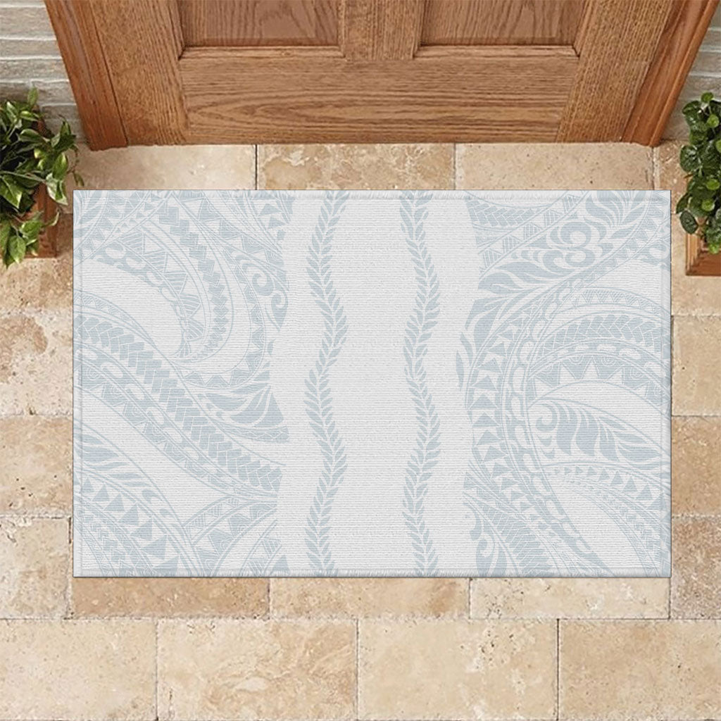 Samoa Lotu Tamaiti Rubber Doormat Teuila With Tribal Motifs