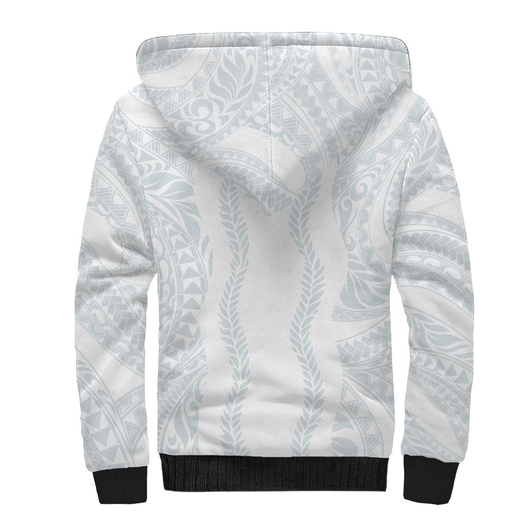 Samoa Lotu Tamaiti Sherpa Hoodie Teuila With Tribal Motifs