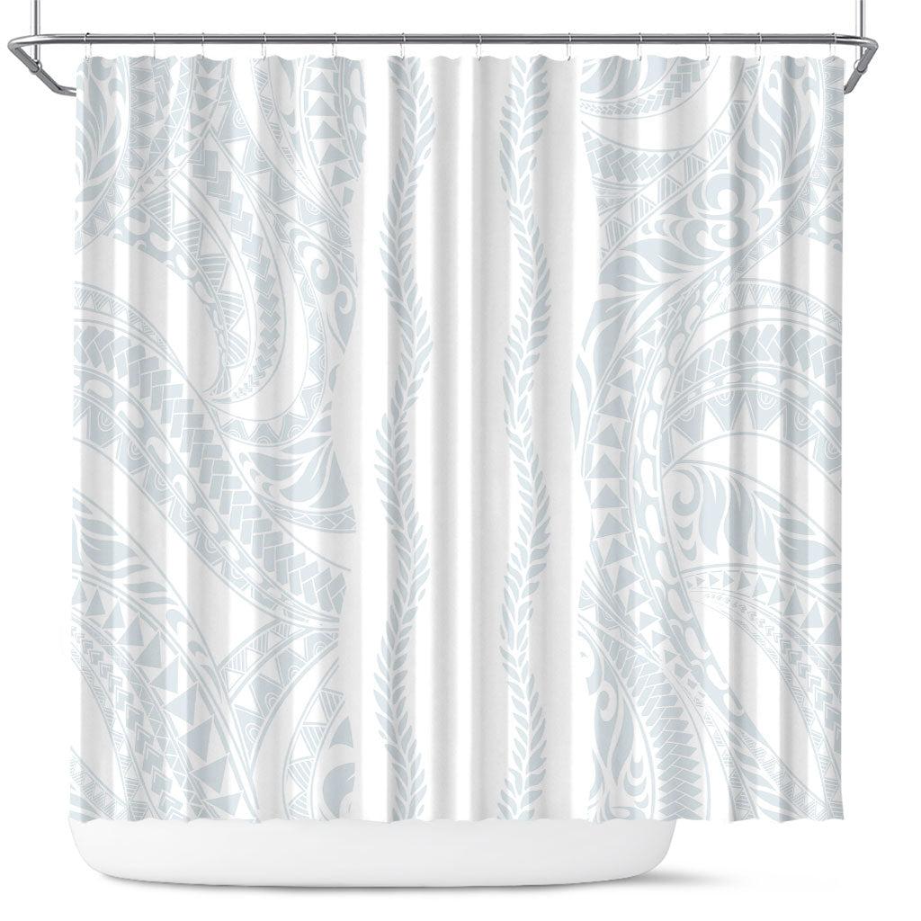 Samoa Lotu Tamaiti Shower Curtain Teuila With Tribal Motifs