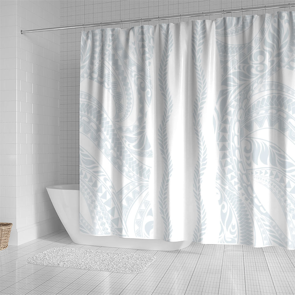 Samoa Lotu Tamaiti Shower Curtain Teuila With Tribal Motifs