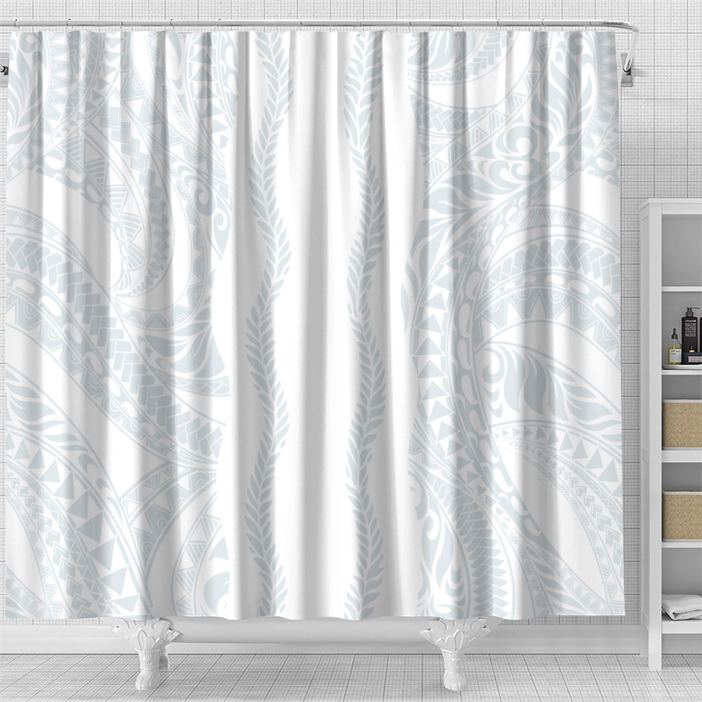 Samoa Lotu Tamaiti Shower Curtain Teuila With Tribal Motifs
