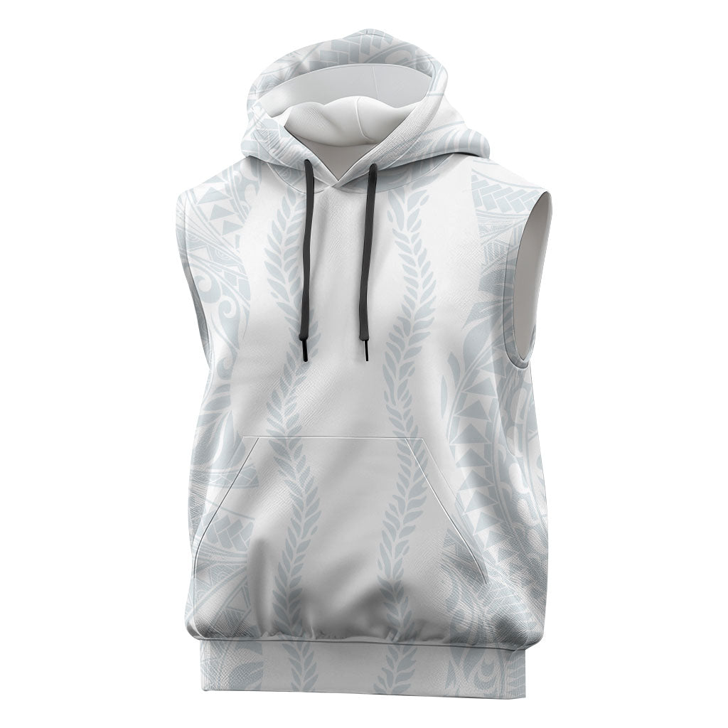 Samoa Lotu Tamaiti Sleeveless Hoodie Teuila With Tribal Motifs