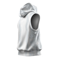 Samoa Lotu Tamaiti Sleeveless Hoodie Teuila With Tribal Motifs