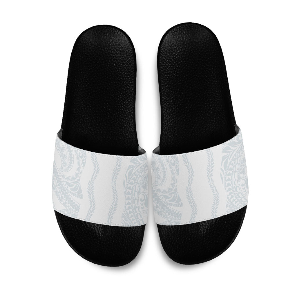 Samoa Lotu Tamaiti Slide Sandals Teuila With Tribal Motifs