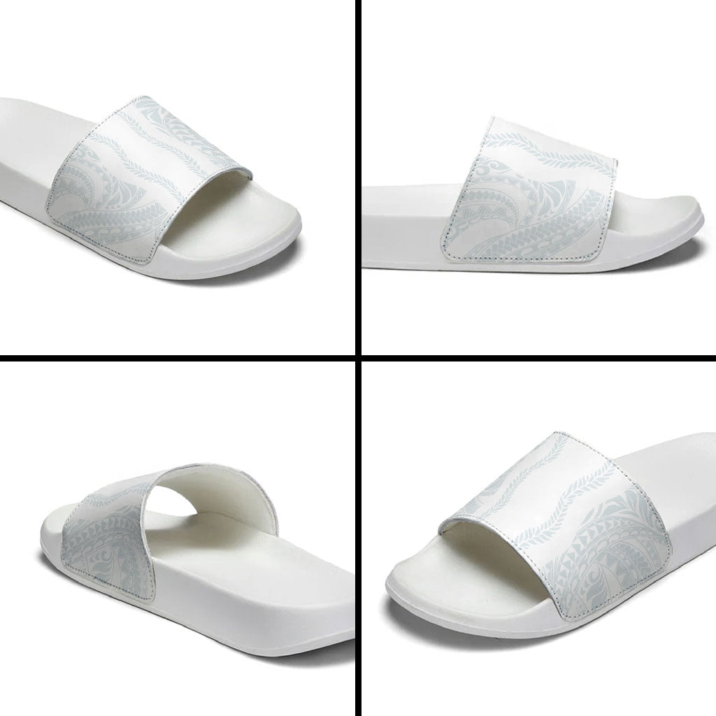 Samoa Lotu Tamaiti Slide Sandals Teuila With Tribal Motifs