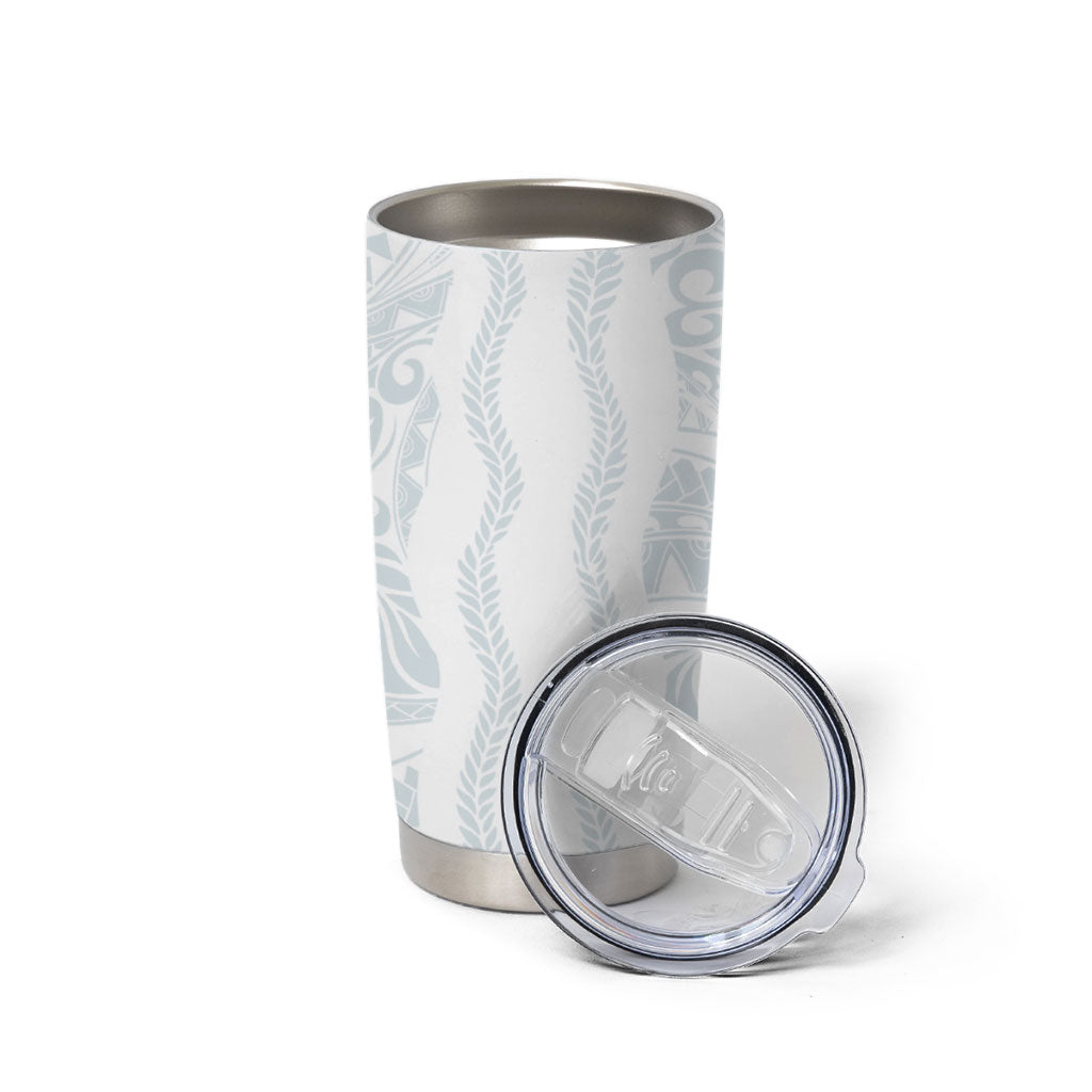 Samoa Lotu Tamaiti Tumbler Cup Teuila With Tribal Motifs