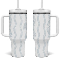 Samoa Lotu Tamaiti Tumbler With Handle Teuila With Tribal Motifs