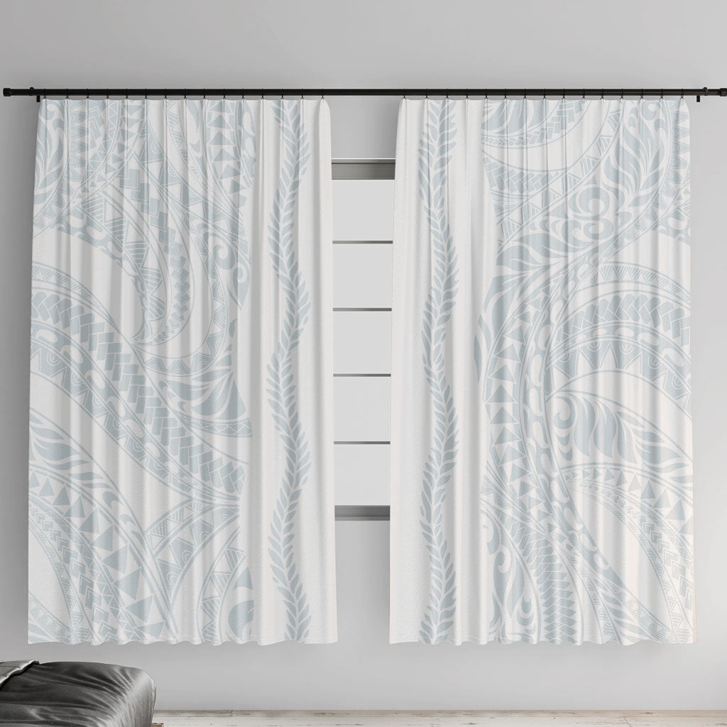 Samoa Lotu Tamaiti Window Curtain Teuila With Tribal Motifs