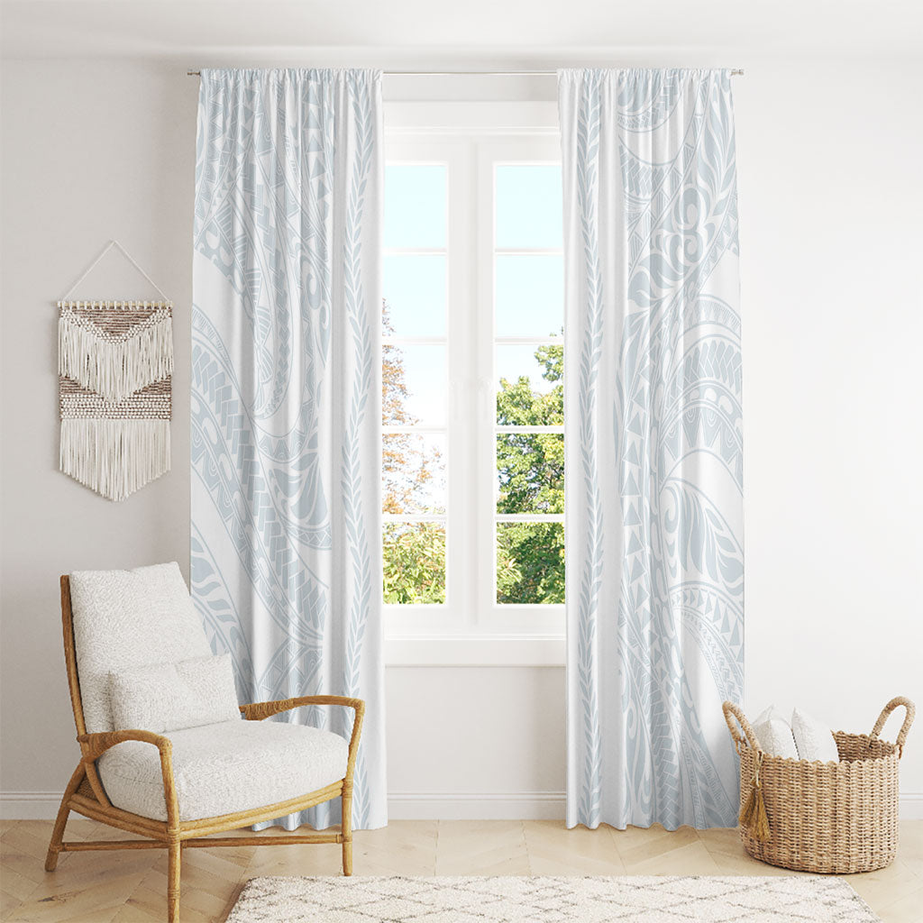 Samoa Lotu Tamaiti Window Curtain Teuila With Tribal Motifs