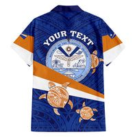 Personalized Marshall Islands Family Matching Long Sleeve Bodycon Dress and Hawaiian Shirt Manit Day Coat Of Arms With Polynesian Turtle LT05 - Polynesian Pride