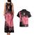 Personalized Breast Cancer Couples Matching Tank Maxi Dress and Hawaiian Shirt Survivor Polynesian Ribbon Butterfly LT05 - Polynesian Pride
