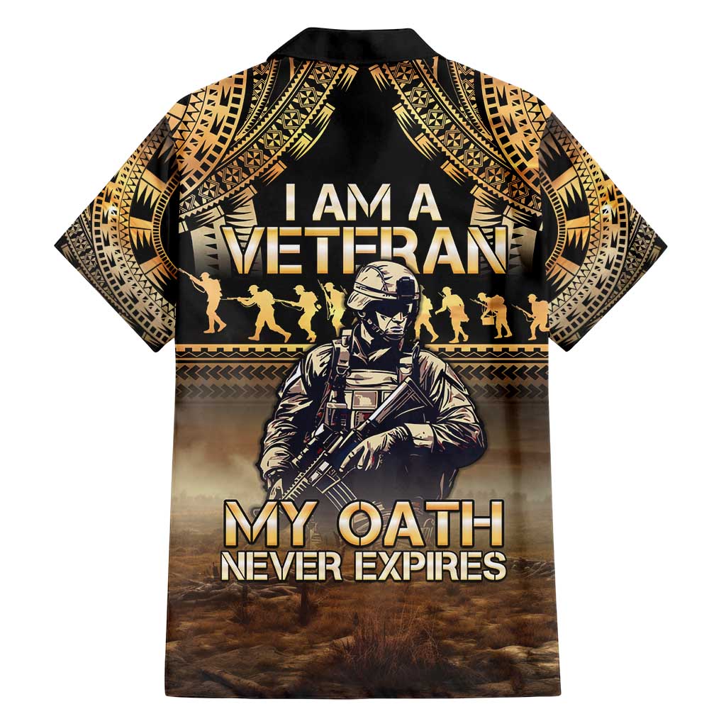 Polynesia Veterans Day Family Matching Puletasi and Hawaiian Shirt Thank You Veterans Polynesian Pattern