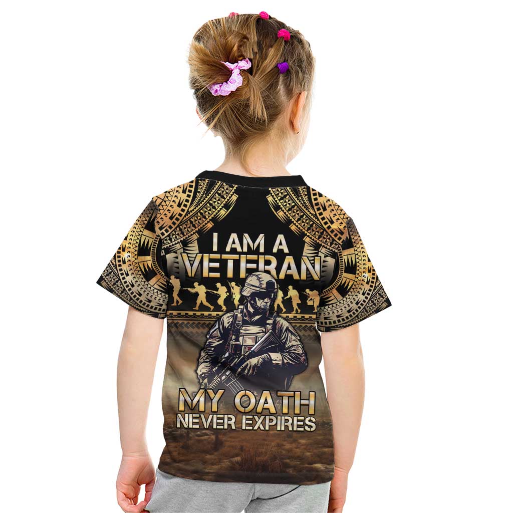 Polynesia Veterans Day Kid T Shirt Thank You Veterans Polynesian Pattern