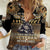 Polynesia Veterans Day Women Casual Shirt Thank You Veterans Polynesian Pattern
