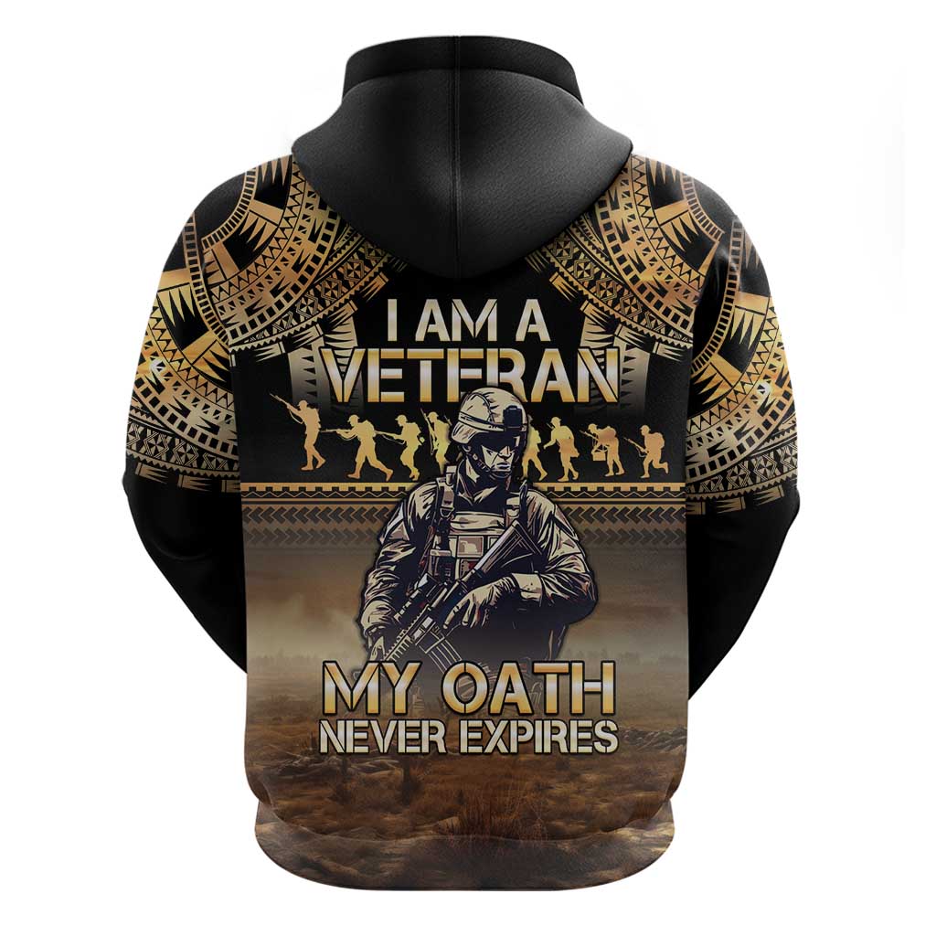 Polynesia Veterans Day Zip Hoodie Thank You Veterans Polynesian Pattern LT05 - Polynesian Pride