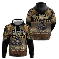 Polynesia Veterans Day Zip Hoodie Thank You Veterans Polynesian Pattern LT05 - Polynesian Pride
