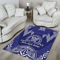 Queen Salote College Centenary Area Rug Tongan Kupesi Pattern - Polynesian Pride