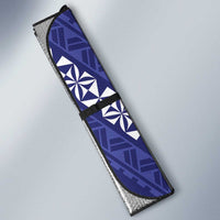 Queen Salote College Centenary Auto Sun Shade Tongan Kupesi Pattern - Polynesian Pride