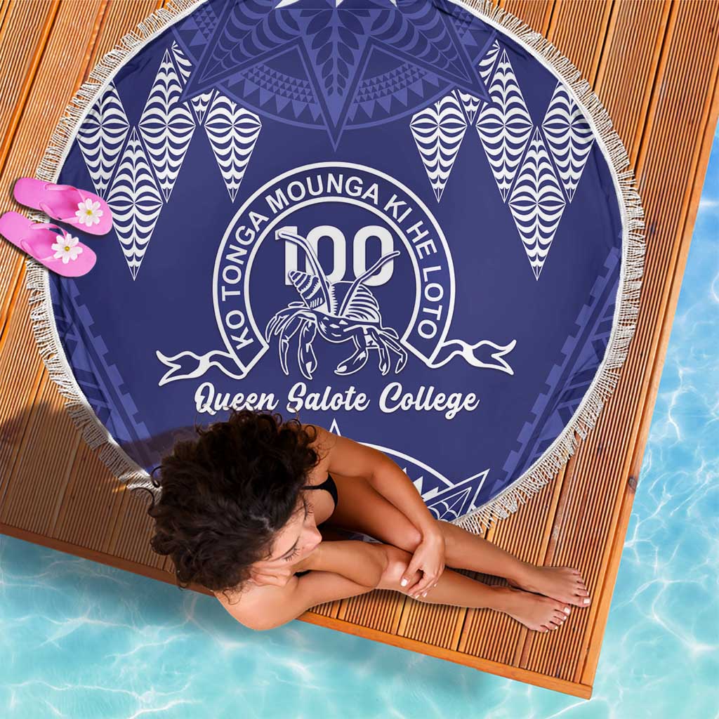 Queen Salote College Centenary Beach Blanket Tongan Kupesi Pattern - Polynesian Pride