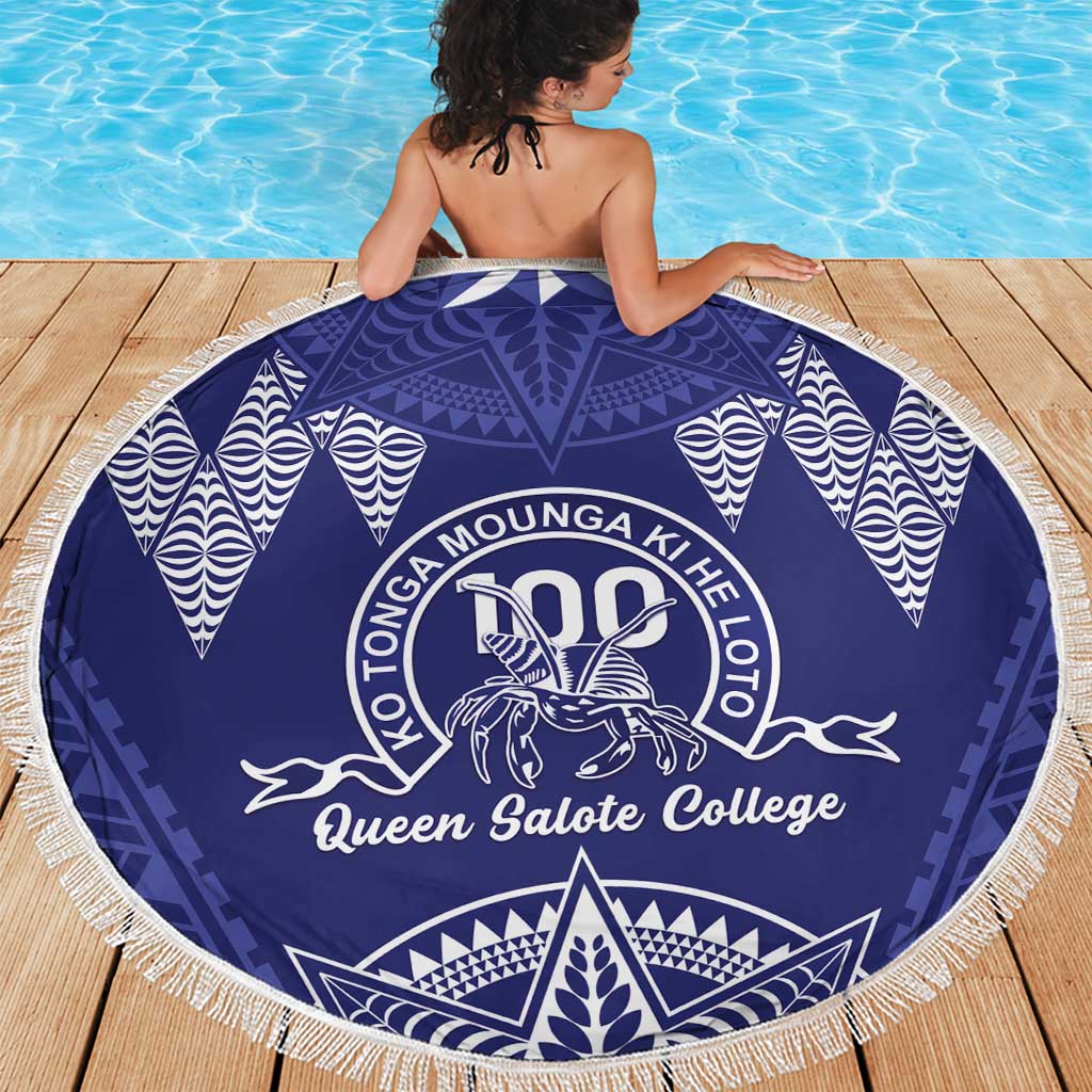 Queen Salote College Centenary Beach Blanket Tongan Kupesi Pattern - Polynesian Pride