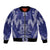 Personalised Queen Salote College Centenary Bomber Jacket Tongan Kupesi Pattern - Polynesian Pride