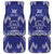 Personalised Queen Salote College Centenary Car Mats Tongan Kupesi Pattern - Polynesian Pride