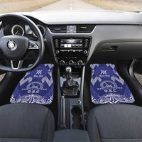 Personalised Queen Salote College Centenary Car Mats Tongan Kupesi Pattern - Polynesian Pride