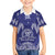 Personalised Queen Salote College Centenary Family Matching Off The Shoulder Long Sleeve Dress and Hawaiian Shirt Tongan Kupesi Pattern - Polynesian Pride