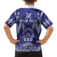 Personalised Queen Salote College Centenary Family Matching Puletasi and Hawaiian Shirt Tongan Kupesi Pattern - Polynesian Pride
