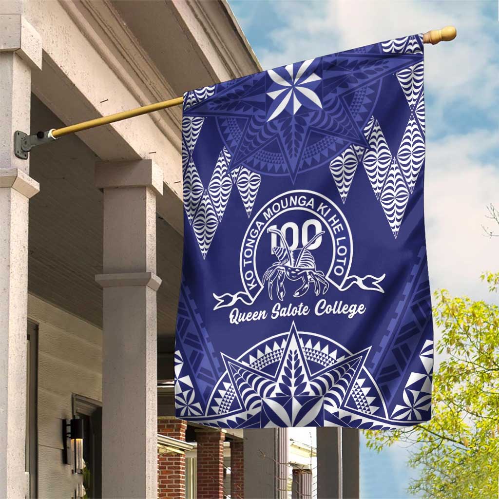 Queen Salote College Centenary Garden Flag Tongan Kupesi Pattern - Polynesian Pride