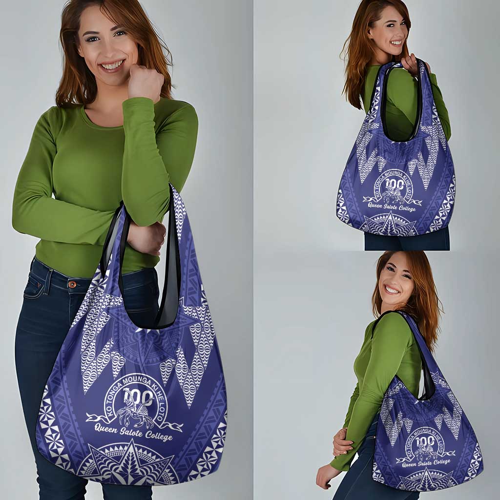 Queen Salote College Centenary Grocery Bag Tongan Kupesi Pattern - Polynesian Pride