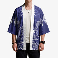 Personalised Queen Salote College Centenary Kimono Tongan Kupesi Pattern - Polynesian Pride