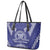 Queen Salote College Centenary Leather Tote Bag Tongan Kupesi Pattern - Polynesian Pride