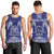 Personalised Queen Salote College Centenary Men Tank Top Tongan Kupesi Pattern - Polynesian Pride