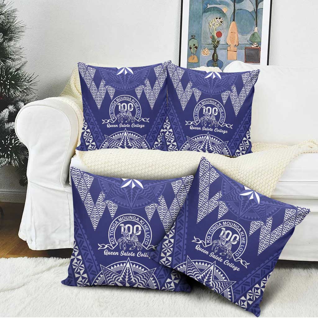 Queen Salote College Centenary Pillow Cover Tongan Kupesi Pattern - Polynesian Pride