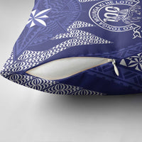 Queen Salote College Centenary Pillow Cover Tongan Kupesi Pattern - Polynesian Pride